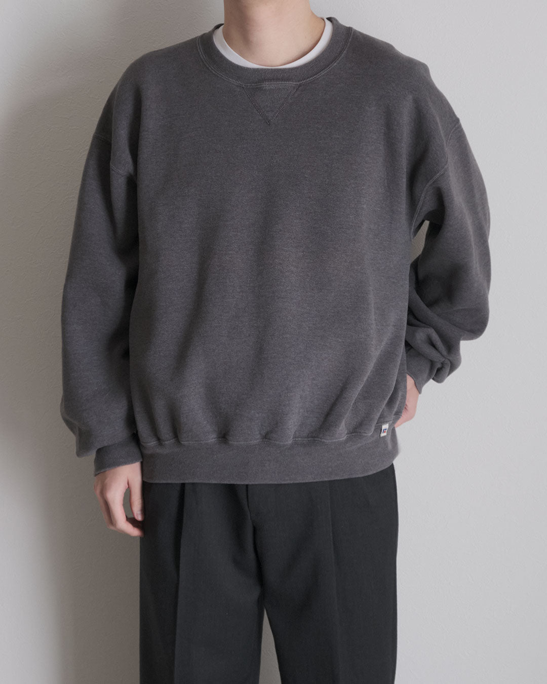 RUSSELL ATHLETIC Faded Gray Sweatshirt