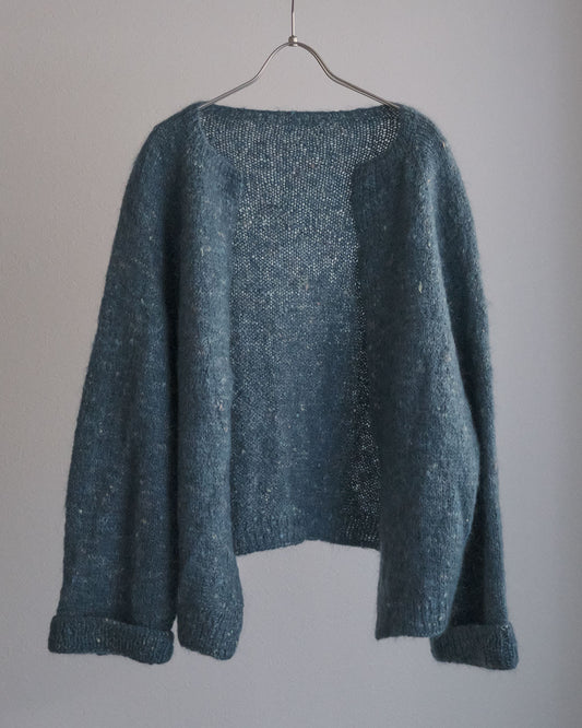 Blue green Knit Cardigan