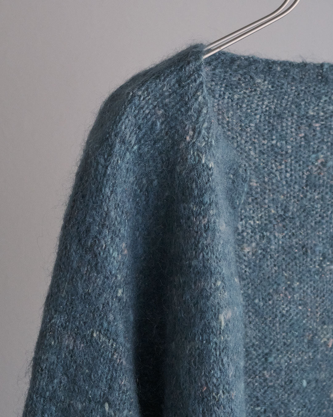 Blue green Knit Cardigan