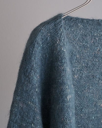 Blue green Knit Cardigan
