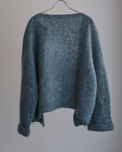 Blue green Knit Cardigan